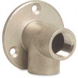 Muurplaat inox