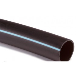 Polyethyleen HDPE 100 SDR17 Kiwa buis (blauwe lijn)