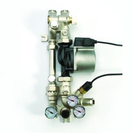 Kit Multimix warm water, met mengkraan en circulatiepomp