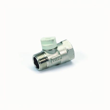 Bolkraan 1/2"M x 1/2"V schroef