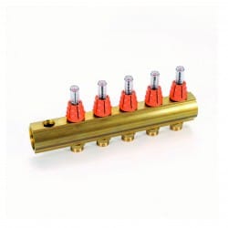Kollektor 5/4" (debietmeters) 5 aansl. M24M + ontl. 1/2"