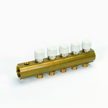Koll. 5/4" (TH + HB) 5 aansl. M24 + ontl. 1/2"