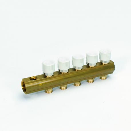 Koll. 1" (THkr.+HBkop type TG) 5 aansl.M24+ontl.1/2"