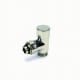 Haakse reg.kopp."Optima"1/2"M x M24M  inox