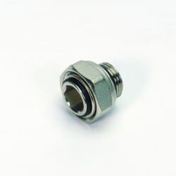 Aansluitstuk kol. 1/2"+O-ring + moer 3/4"