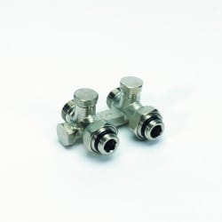 Recht H-stuk (2 - pijps) 1/2"MxM24M