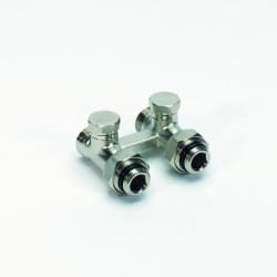 Recht H-stuk (regelbaar) 1/2"MxM24M