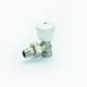 Haakse radiatorkraan 3/8"x3/8" DRM