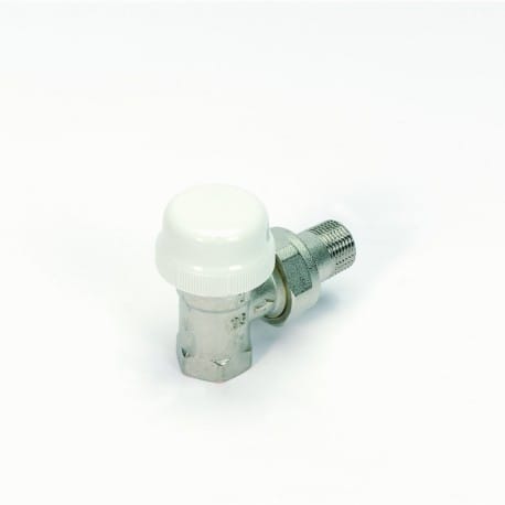 Haakse radiatorkraan 3/8"x3/8" ZK