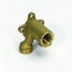 Dubbele muurplaat 1/2"V x M24 M