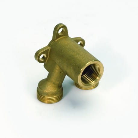 Dubbele muurplaat 1/2"V x M24 M