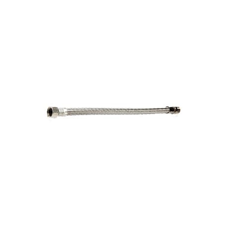 Uitwendig met inox omvlechting 4/4" MF