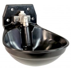 Drinkbak model 12P 3/4" inox Zwart